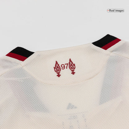 Męska Koszulka Wyjazdowa Liverpool GAKPO #18 Wersja Piłkarska 2025/26 - Slim Fit
