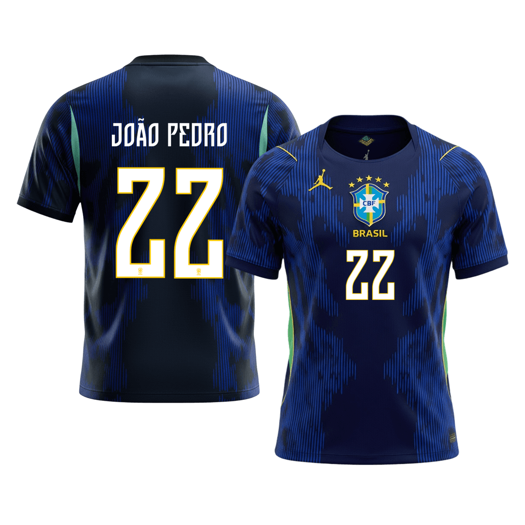 Męska koszulka Brazylii wyjazdowa JOÃO PEDRO #22 - Mundial 2026