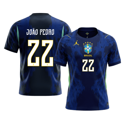 Męska koszulka Brazylii wyjazdowa JOÃO PEDRO #22 - Mundial 2026