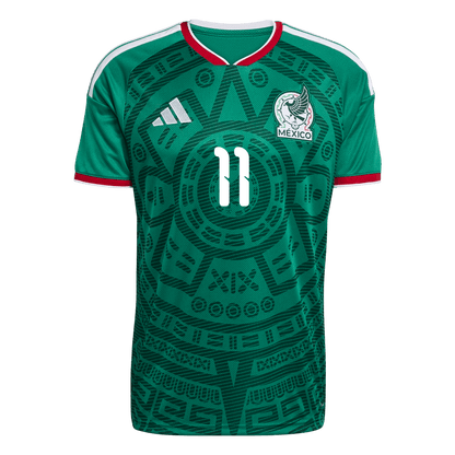 Męska Koszulka Domowa Mexico S.GIMENEZ #11 World Cup 2026