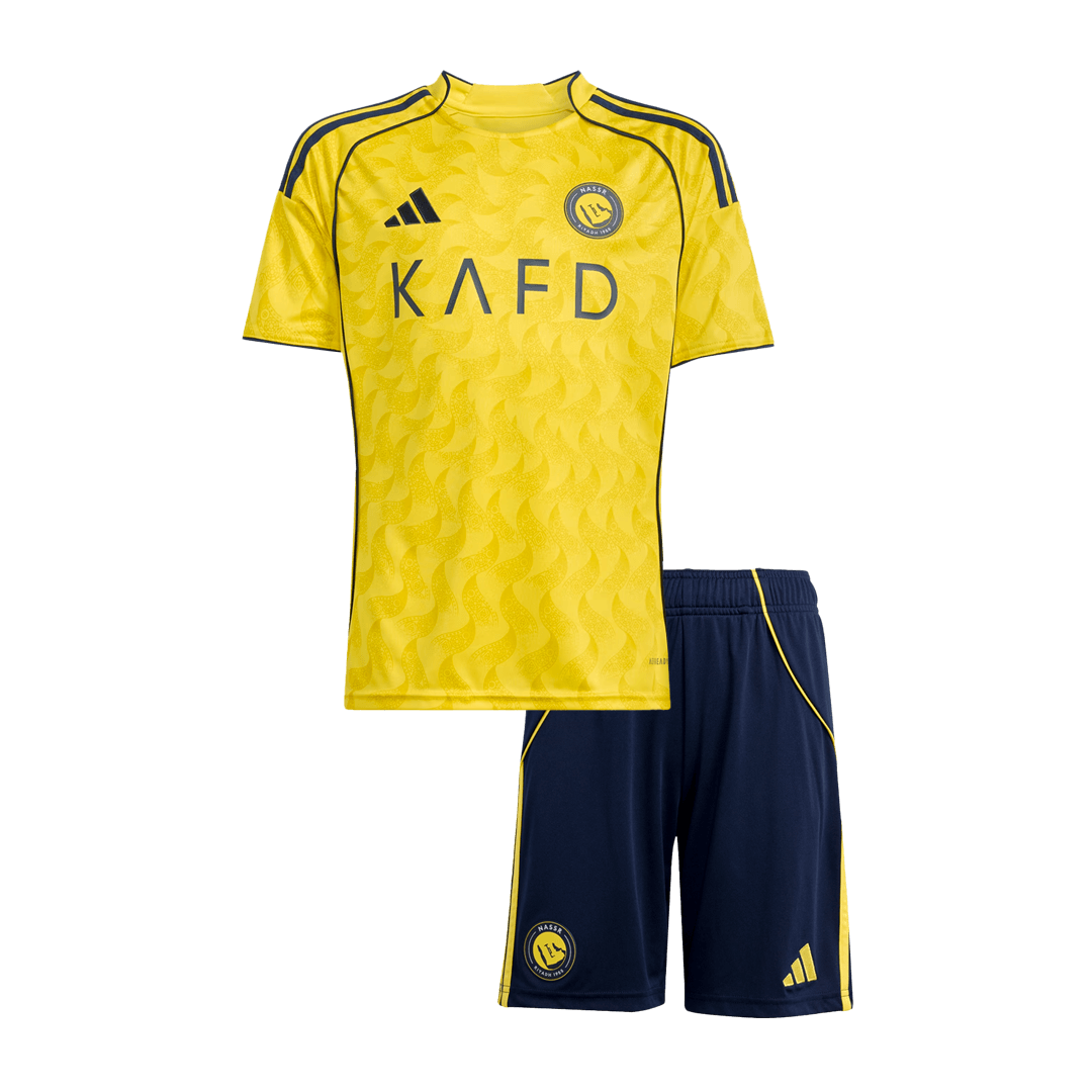 Dziecięcy Zestaw Domowa Al Nassr (Koszulka+Spodenki) 2025/26