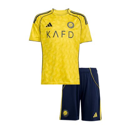 Dziecięcy Zestaw Domowa Al Nassr (Koszulka+Spodenki) 2025/26