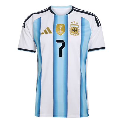 Męska koszulka Argentyny domowa DE PAUL #7 - Mundial 2026 [PREMIUM]