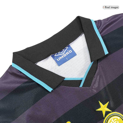 Męska wyjazdowa koszulka piłkarska Inter Mediolan Retro 1997/98 - Topowe Koszulki Pilkarskie Sklep Internetowy