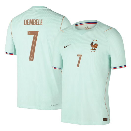 Męska koszulka Francji wyjazdowa DEMBELE #7 wersja zawodnicza – Mundial 2026
