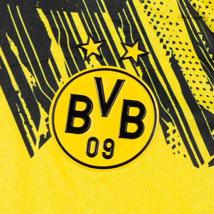Męska Koszulka Domowa Borussia Dortmund Wersja Piłkarska 2025/26 - Slim Fit