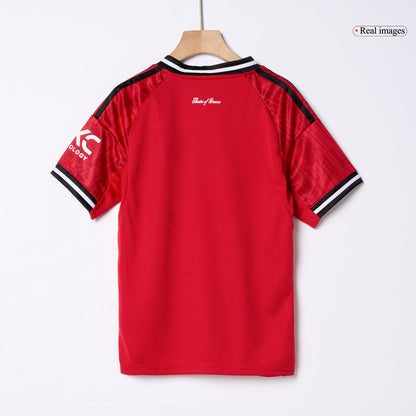 Dziecięcy Zestaw Domowa Man Utd (Koszulka + Spodenki + Skarpety) 2025/26