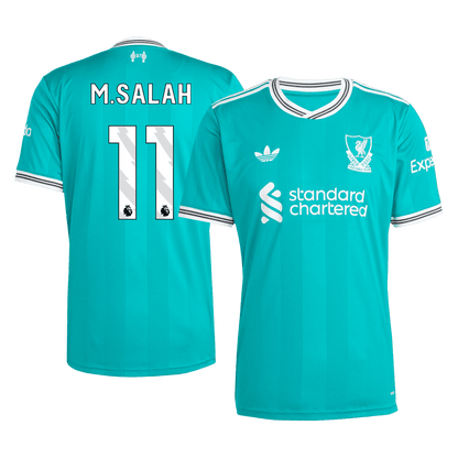 Męska Koszulka Trzecia Wyjazdowa Liverpool M.SALAH #11 2025/26 - Topowe Koszulki Pilkarskie Sklep Internetowy