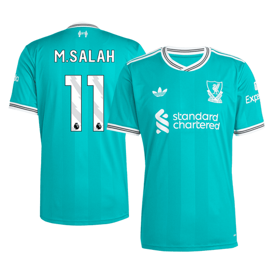 Męska Koszulka Trzecia Wyjazdowa Liverpool M.SALAH #11 2025/26 - Topowe Koszulki Pilkarskie Sklep Internetowy