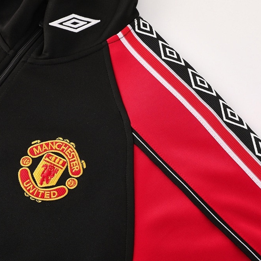 Męski Zestaw Treningowy Manchester United 2025/26 (Kurtka+Spodnie)