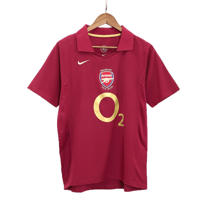 Męska Koszulka Retro Domowa Arsenal 2005/06 - Topowe Koszulki Pilkarskie Sklep Internetowy