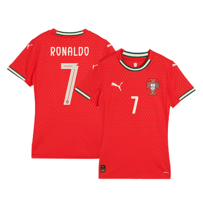 Damska Koszulka Domowa Portugalia RONALDO #7 2025 - Topowe Koszulki Pilkarskie Sklep Internetowy