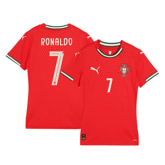 Damska Koszulka Domowa Portugalia RONALDO #7 2025 - Topowe Koszulki Pilkarskie Sklep Internetowy