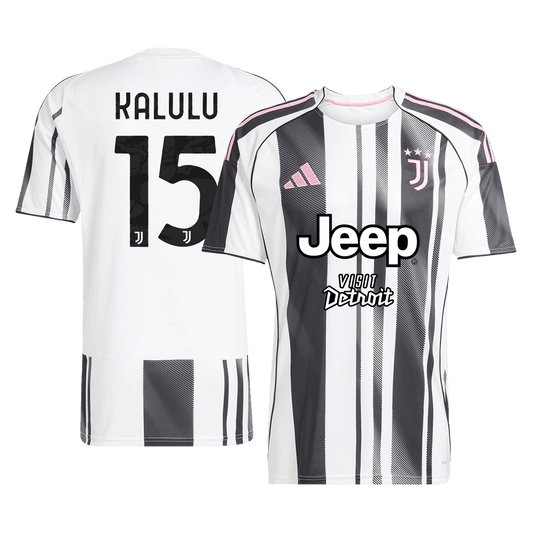Męska Koszulka Domowa Juventus KALULU #15 2025/26 - Topowe Koszulki Pilkarskie Sklep Internetowy