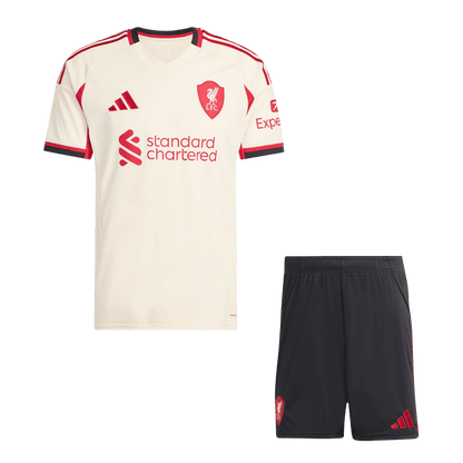 Męski Zestaw Wyjazdowy Liverpool (Koszulka+Spodenki) 25/26 - Topowe Koszulki Pilkarskie Sklep Internetowy