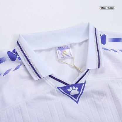 Męska Koszulka Retro Domowa Real Madrid 1996/97 - Topowe Koszulki Pilkarskie Sklep Internetowy