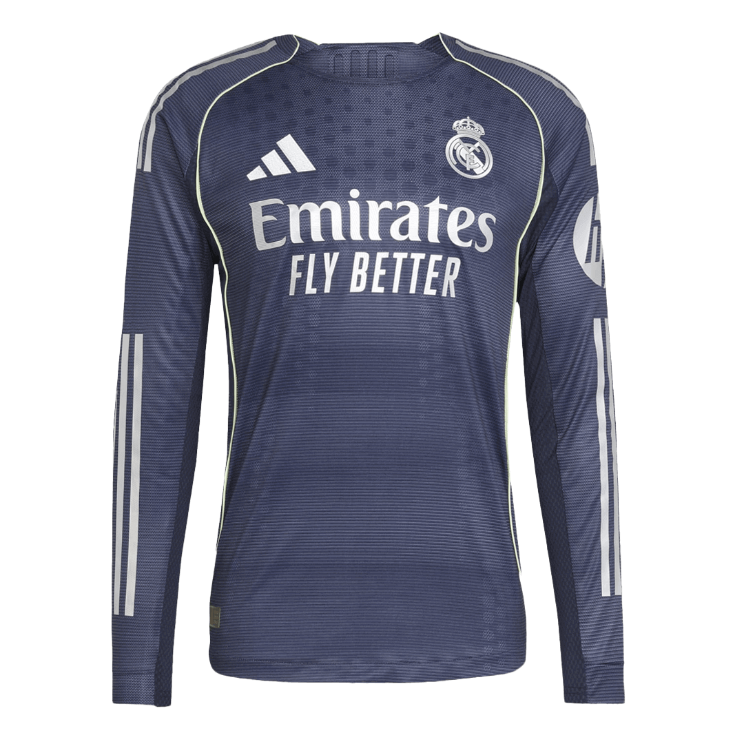 Męska Koszulka Wyjazdowa Real Madrid Wersja Piłkarska 2025/26 - Slim Fit