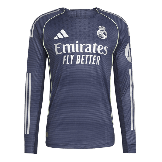 Męska Koszulka Wyjazdowa Real Madrid Wersja Piłkarska 2025/26 - Slim Fit