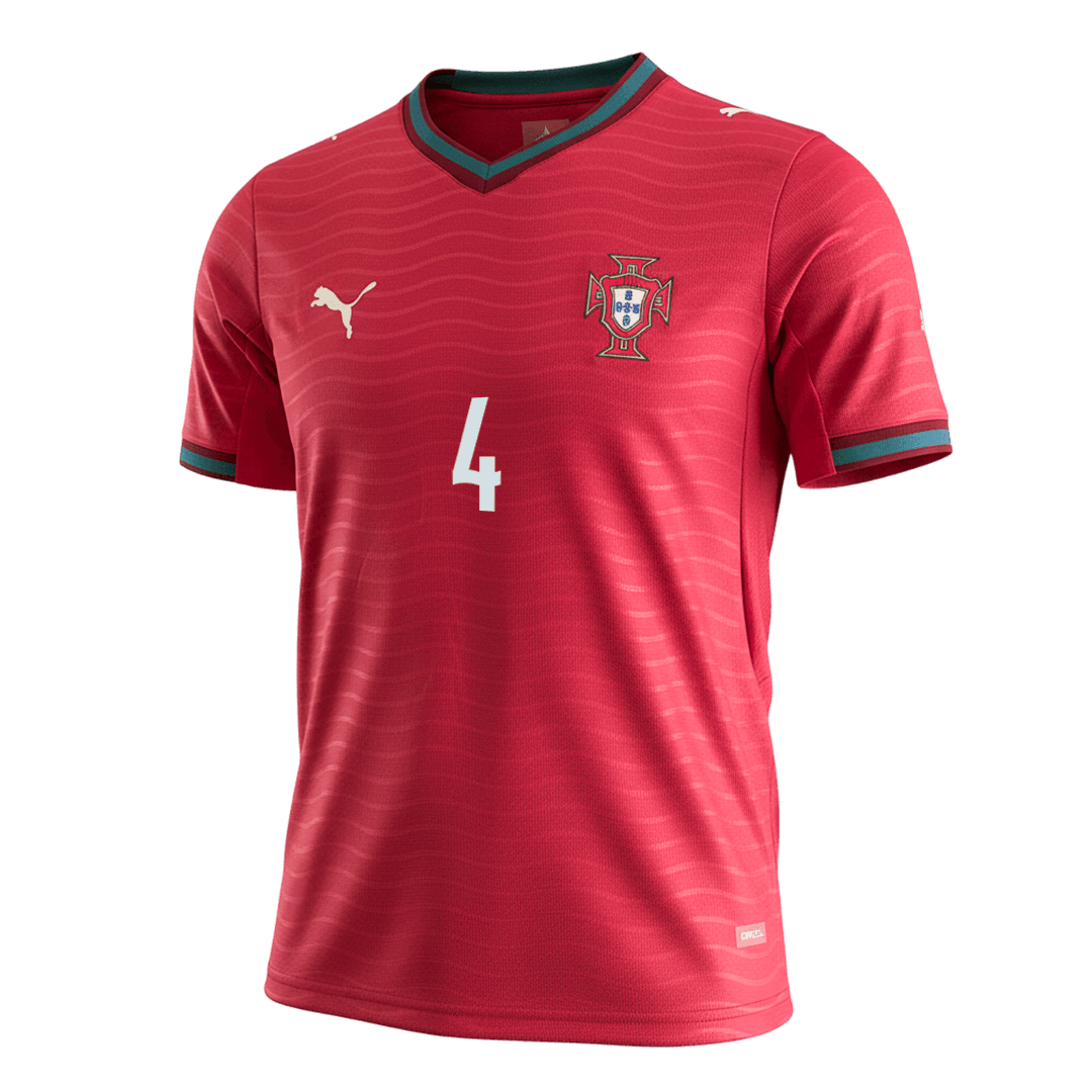 Męska koszulka Portugalii domowa RÚBEN DIAS #4 - Mundial 2026 [PREMIUM]