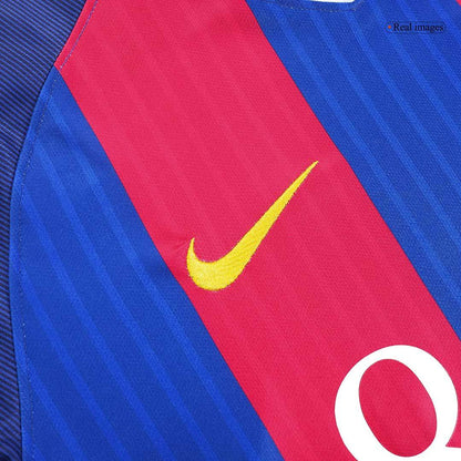 Koszulka Retro Domowa Barcelona 2016/17 - Topowe Koszulki Pilkarskie Sklep Internetowy