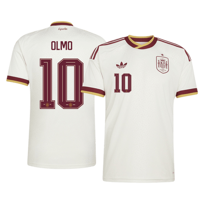 Męska koszulka Hiszpanii wyjazdowa OLMO #10 - Mundial 2026