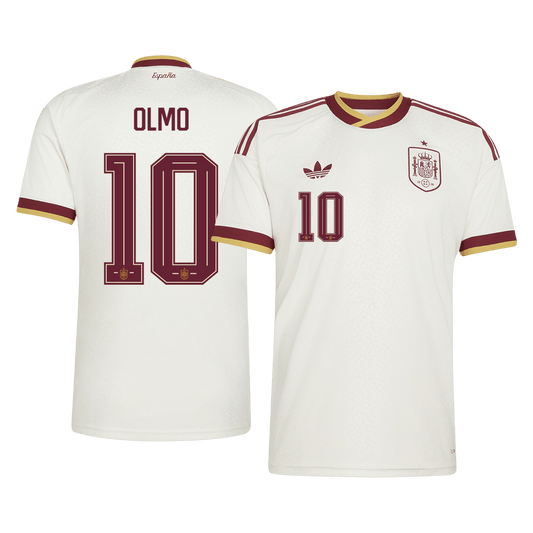 Męska koszulka Hiszpanii wyjazdowa OLMO #10 - Mundial 2026
