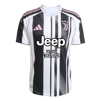 Męska Koszulka Domowa Juventus Wersja Piłkarska 2025/26 - Slim Fit - Topowe Koszulki Pilkarskie Sklep Internetowy