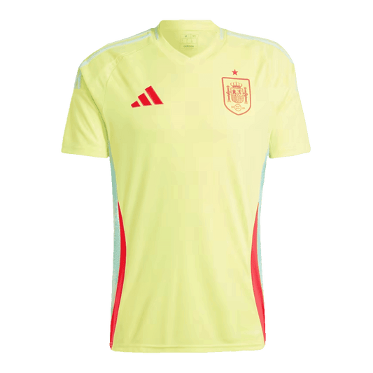 Męska Koszulka Wyjazdowa Hiszpania EURO 2024 - Topowe Koszulki Pilkarskie Sklep Internetowy