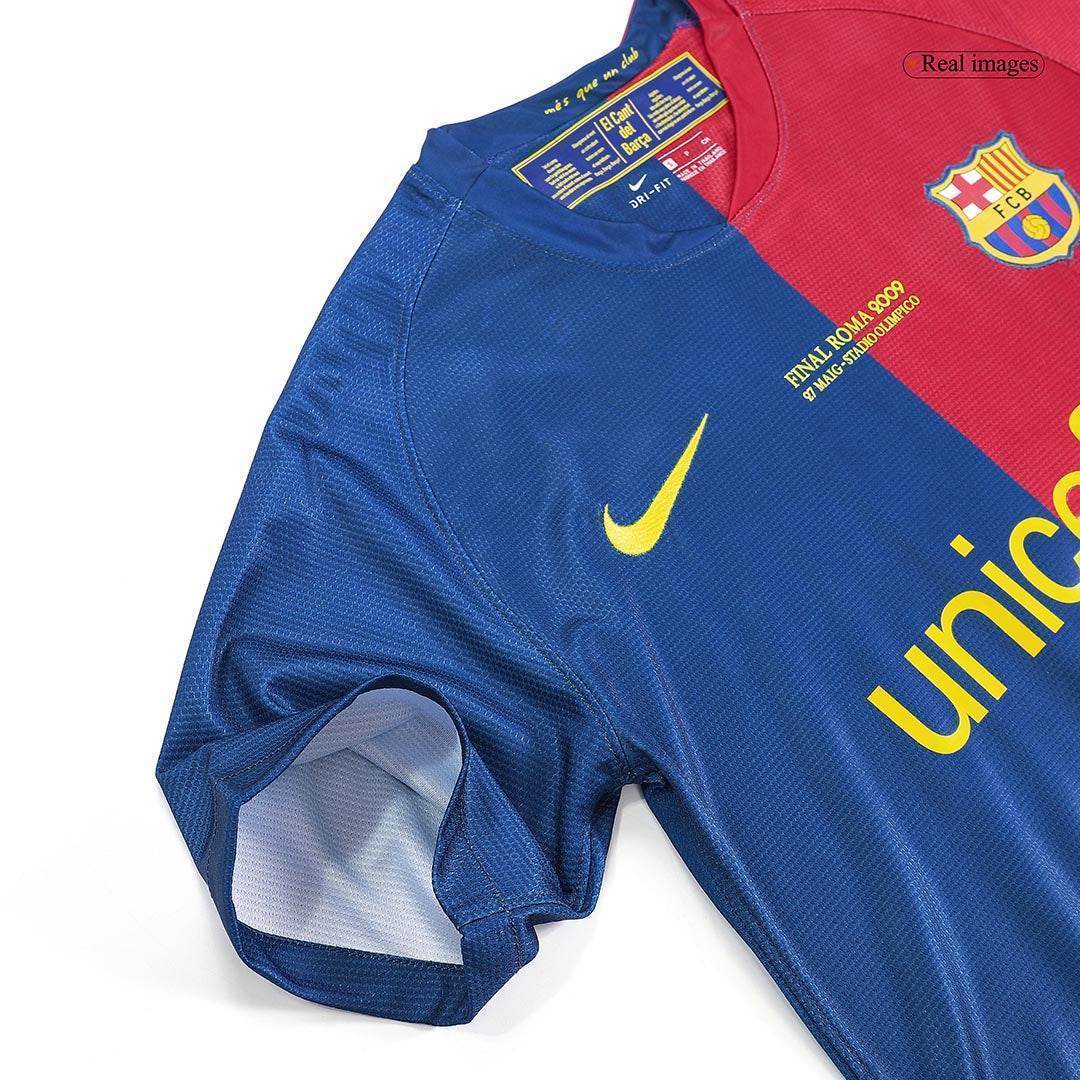 ETO'O #9 Męska retro koszulka piłkarska Barcelona domowa z sezonu 08/09 - UCL Final - Topowe Koszulki Pilkarskie Sklep Internetowy