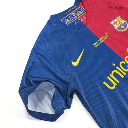 ETO'O #9 Męska retro koszulka piłkarska Barcelona domowa z sezonu 08/09 - UCL Final - Topowe Koszulki Pilkarskie Sklep Internetowy