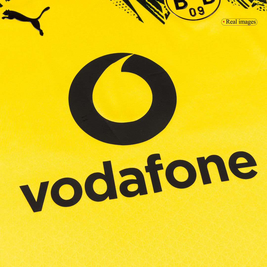 Męska Koszulka Domowa Borussia Dortmund Wersja Piłkarska 2025/26 - Slim Fit