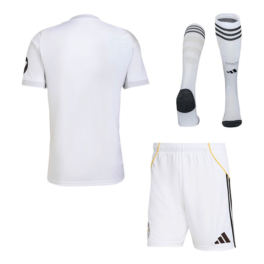Męski Zestaw Domowa Real Madrid (Koszulka + Spodenki + Skarpety) 2025/26 [PREMIUM]