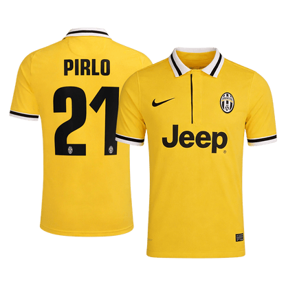 Męska Koszulka Retro Wyjazdowa Juventus PIRLO #21 2013/14