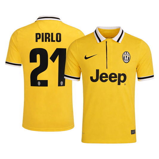 Męska Koszulka Retro Wyjazdowa Juventus PIRLO #21 2013/14