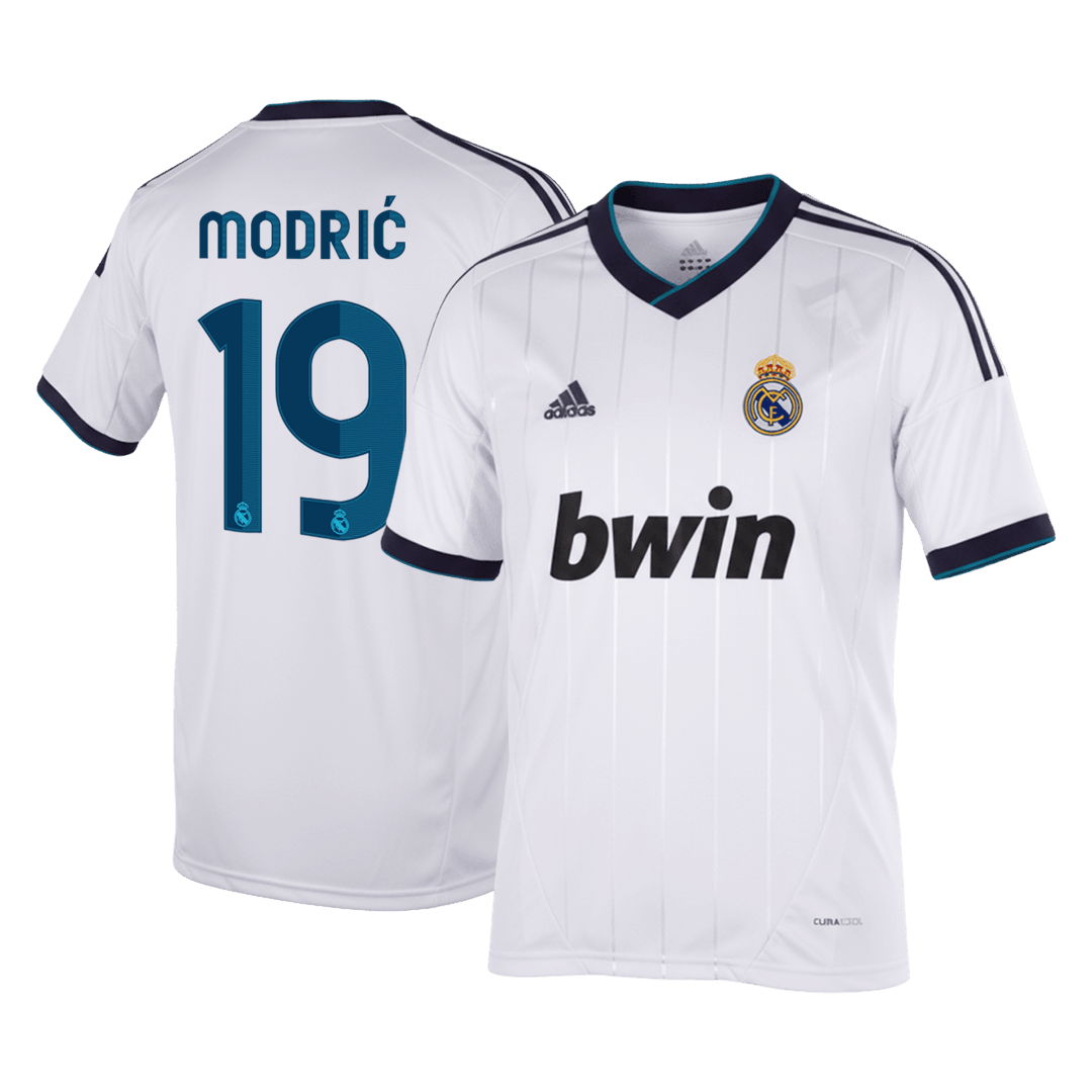 Męska koszulka Realu Madryt domowa Retro 2012/13 MODRIĆ #19