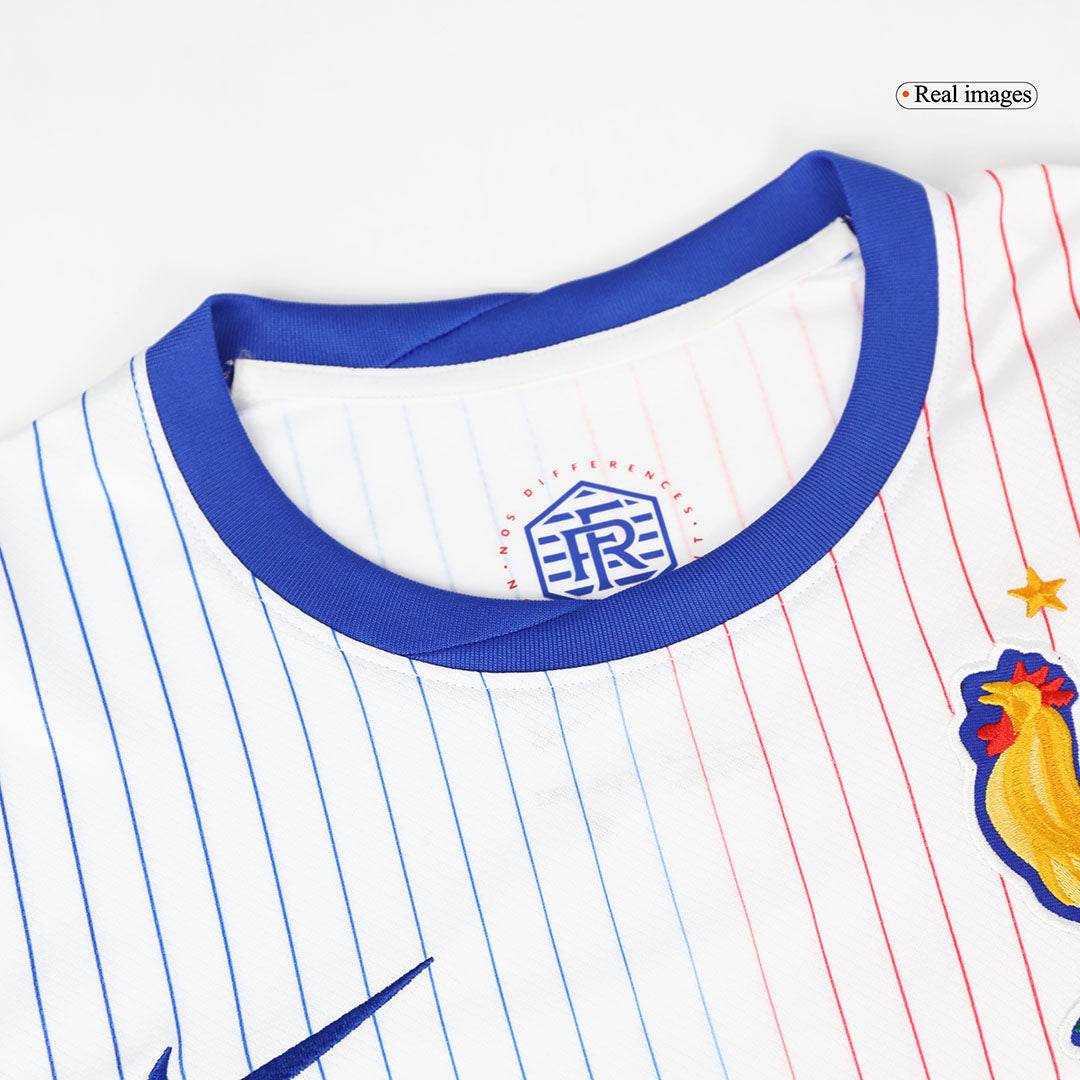 Męska Wysokiej jakości wyjazdowa koszulka piłkarska France Euro 2024 - Topowe Koszulki Pilkarskie Sklep Internetowy