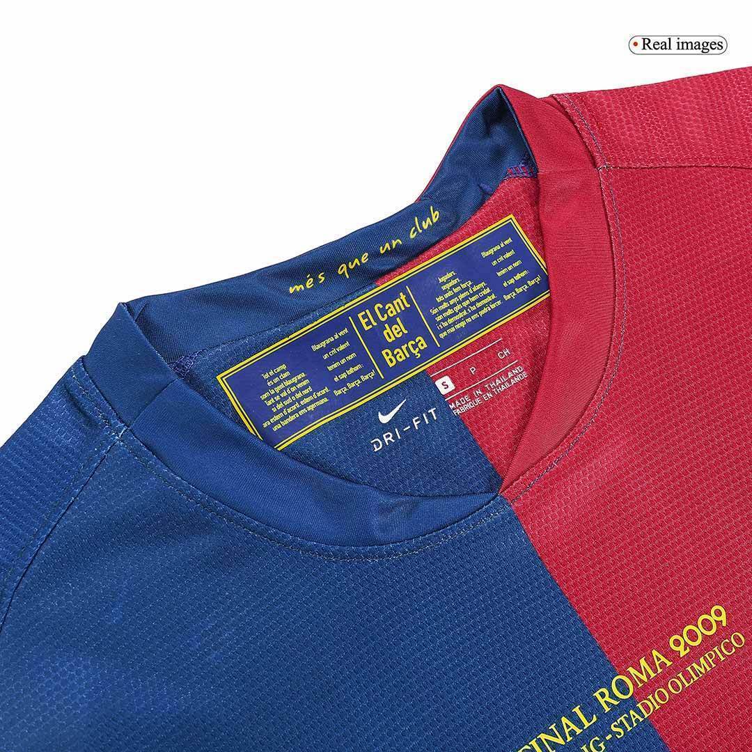 ETO'O #9 Męska retro koszulka piłkarska Barcelona domowa z sezonu 08/09 - UCL Final - Topowe Koszulki Pilkarskie Sklep Internetowy