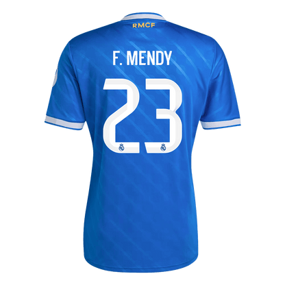 Męska Koszulka Trzecia Wyjazdowa Real Madrid F. MENDY #23 2025/26