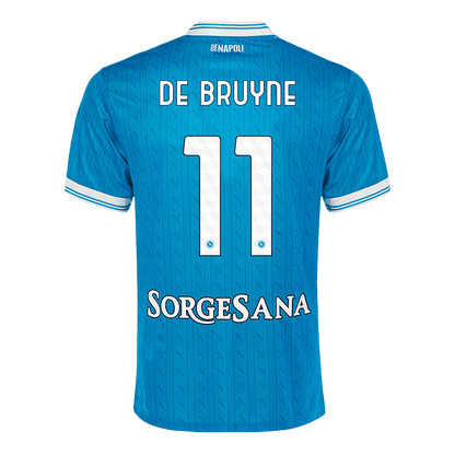 Męska Koszulka Domowa Napoli DE BRUYNE #11 2025/26 - Topowe Koszulki Pilkarskie Sklep Internetowy