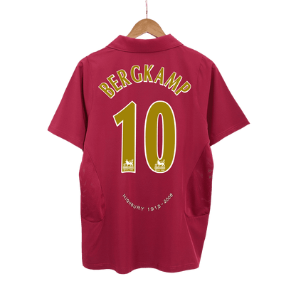 BERGKAMP #10 Męska retro domowa koszulka Arsenal 05/06 - Topowe Koszulki Pilkarskie Sklep Internetowy