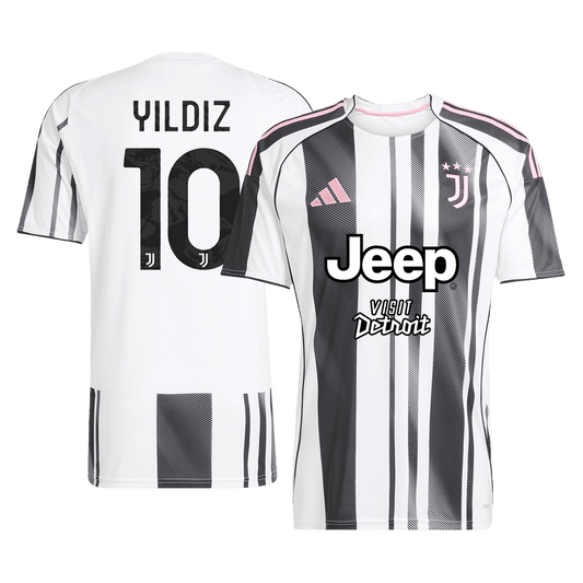Męska Koszulka Domowa Juventus YILDIZ #10 2025/26 - Topowe Koszulki Pilkarskie Sklep Internetowy