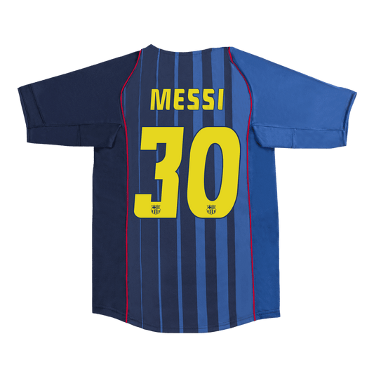 Koszulka Retro Wyjazdowa Barcelona MESSI #30 2004/05 - Topowe Koszulki Pilkarskie Sklep Internetowy