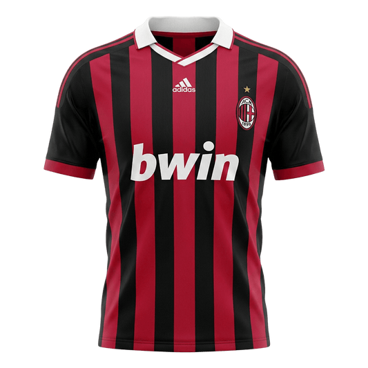 Męska Koszulka Retro Domowa AC Milan 2009/10