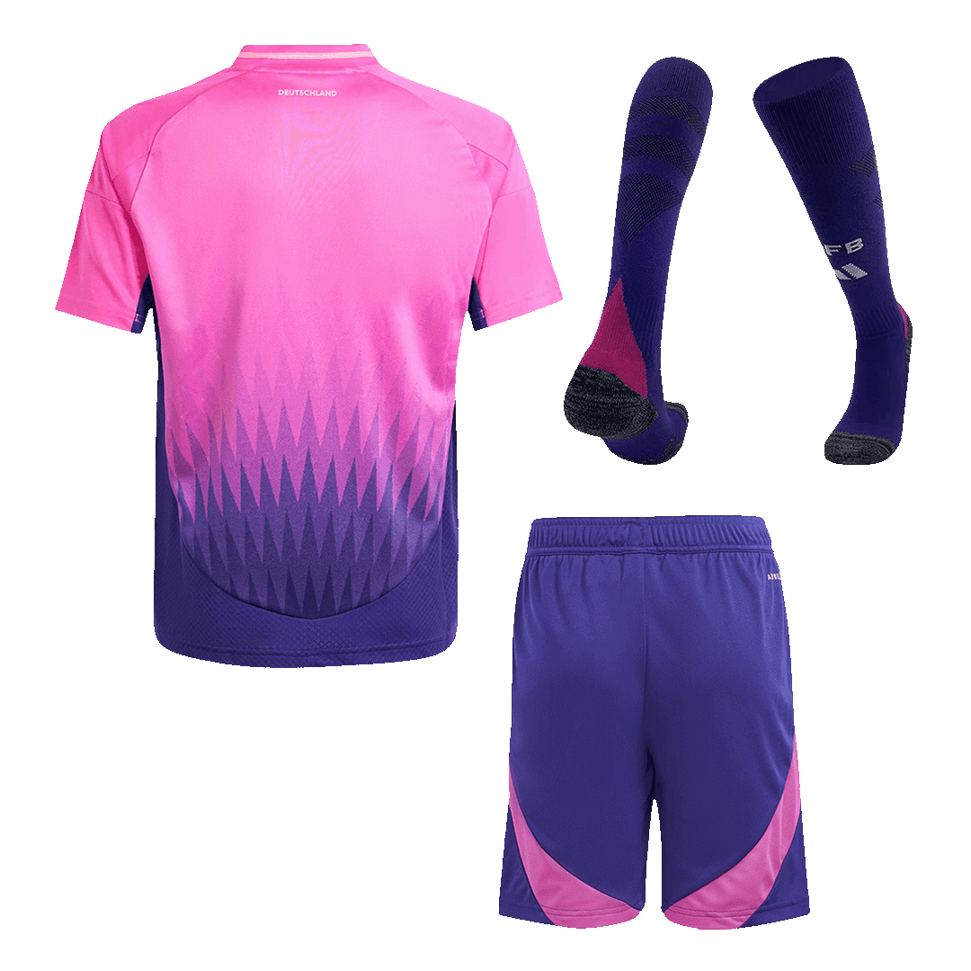 Dziecięca koszulka piłkarska Germany Euro Away (koszulka+spodenki+skarpety) 2024 - Topowe Koszulki Pilkarskie Sklep Internetowy