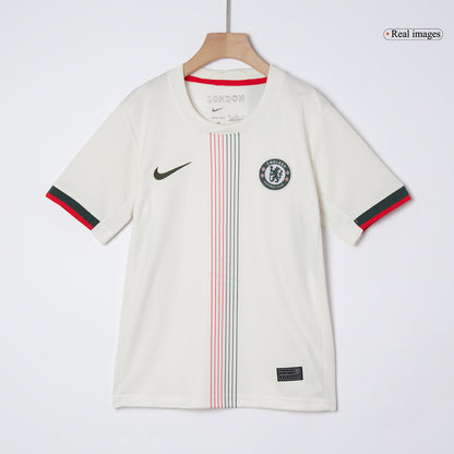 Dziecięcy Zestaw Wyjazdowa Chelsea (Koszulka + Spodenki + Skarpety) 2025/26