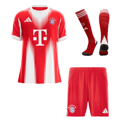 Męski Zestaw Domowa Bayern Munich (Koszulka + Spodenki + Skarpety) 2025/26 [PREMIUM]