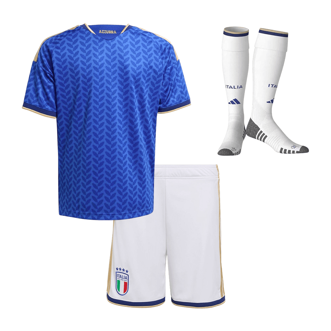 Dziecięcy Zestaw Domowa Italy (Koszulka + Spodenki + Skarpety) World Cup 2025/26