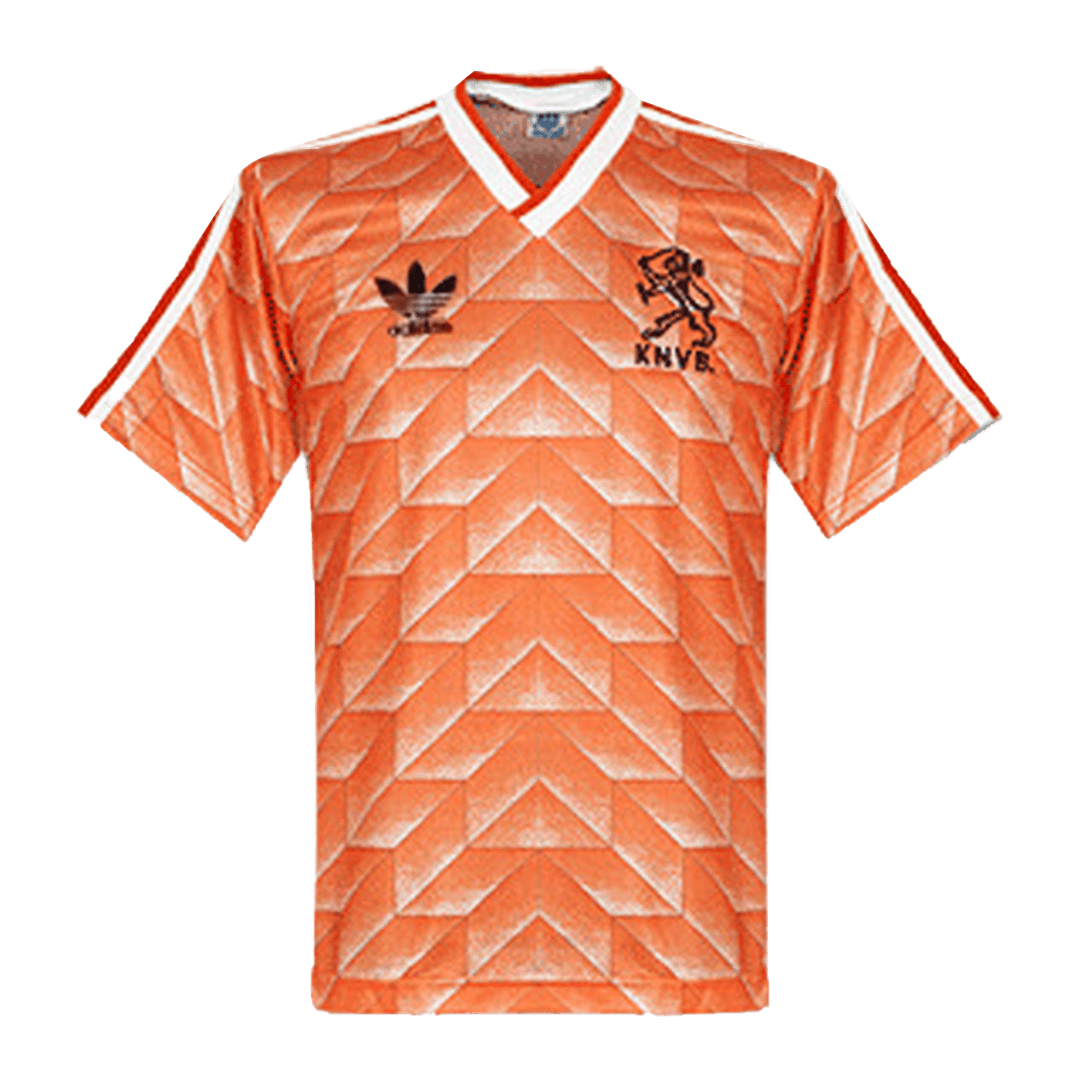 Męska Koszulka Retro Domowa Netherlands 1988