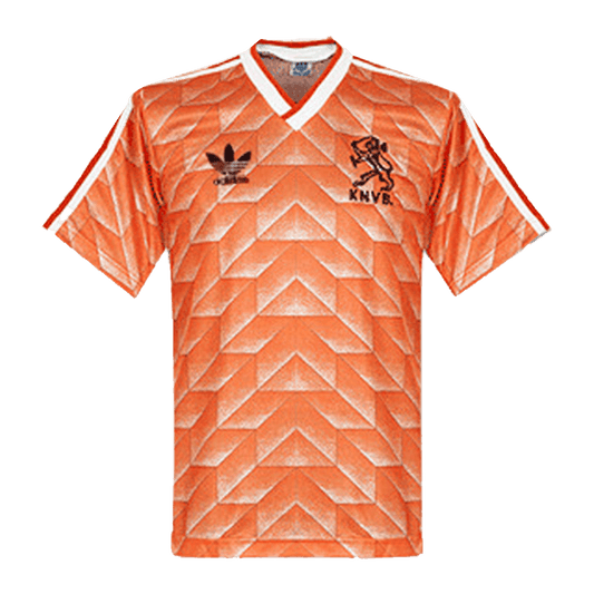 Męska Koszulka Retro Domowa Netherlands 1988