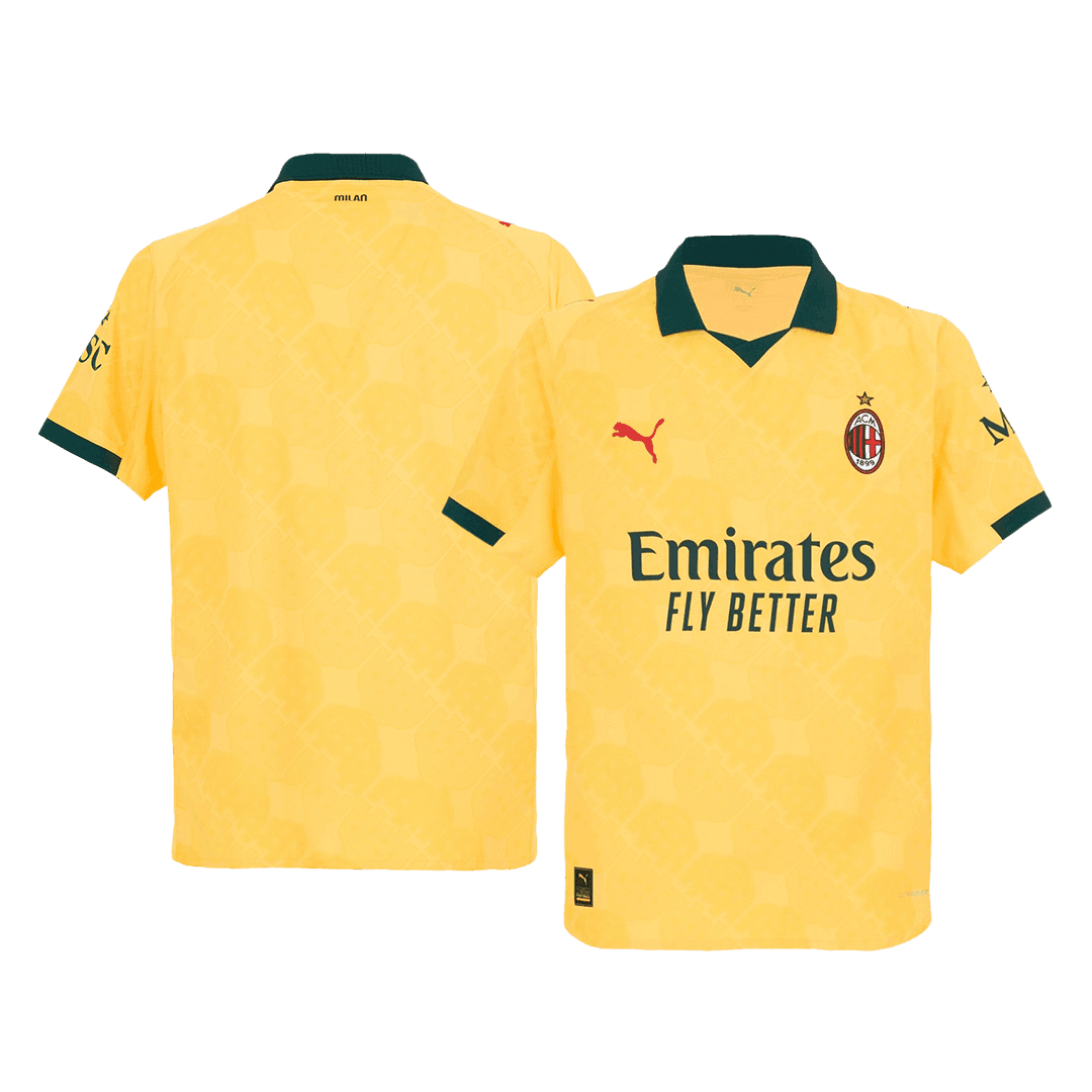 Męska Koszulka Trzecia Wyjazdowa AC Milan Wersja Piłkarska 2025/26 - Slim Fit - Topowe Koszulki Pilkarskie Sklep Internetowy
